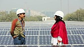 Solar power station, India