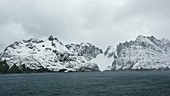 Snowcapped mountains, South Georgia