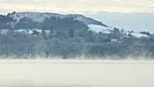 Mist over a lake