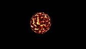 Solar plasma, animation