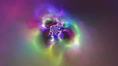 Chaos waves, abstract animation