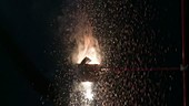Thermite reaction, high-speed