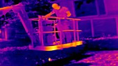 Thermographic of cherry picker