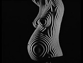 Pregnancy, body contour footage