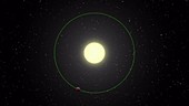 Exoplanet with hot spot, animation