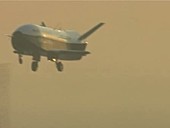 X-40A aircraft air launch and landing