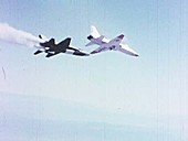 X-15 aircraft landing circa 1963
