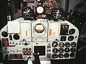 X-15 aircraft control panel test, 1960s