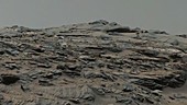 Cross-bedded sandstone on Mars