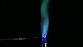 Flame test for copper