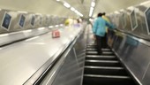 London underground escalator
