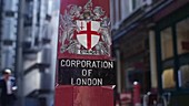 Corporation of London sign