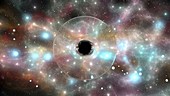 Gravitational waves from black hole merger