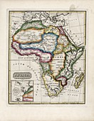 Map of Africa,1817