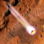 Schiaparelli EDM lander at Mars,artwork