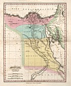 Map of Ancient Egypt,19th century