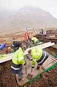 New wind turbine construction work