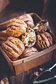 Crackers in a basket