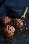 Almond and spelt muffins
