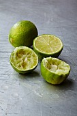 Limes on a metal surface