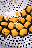 Steamed palm sugar cupcakes (Thailand)