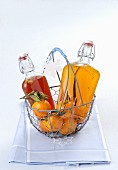 Orangen- und Mandarinensirup in Bügelflaschen