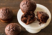 Extremely chocolatey muffins