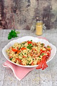 Tabbouleh with tomatoes