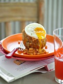 Kids Potatoes with Egg and Beans