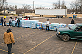 Flint bottled drinking water distribution