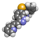 Axitinib cancer drug molecule