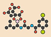 Ixazomib citrate molecule