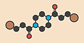 Pipobroman cancer drug molecule