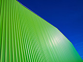 Modern green building facade