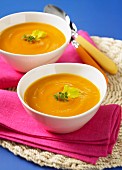 Caribbean-style spicy pumpkin soup
