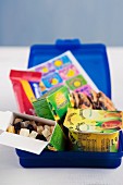 Verschiedene Extras und Überaschungen für die Lunchbox für Kinder