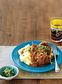 Osso bucco with gremolata and mashed potatoes
