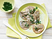 South Tyrolean ravioli with chives