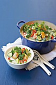 Thai-style green vegetable curry