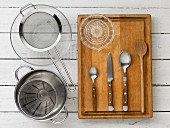 Utensils for citrus fruit dessert