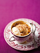 Apple and marmalade coconut crumble