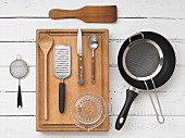 Kitchen utensils for preparing vegetables