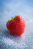 A strawberry (close-up)