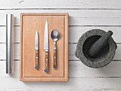 Utensils for tofu dishes