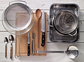 Kitchen utensils for preparing trout