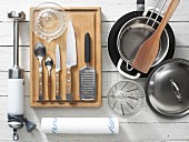 Kitchen utensils for preparing vegetables