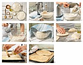 How to prepare spelt flatbread with sea salt