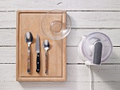 Kitchen utensils for preparing cream cheese