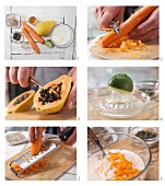 How to prepare carrot and papaya shake
