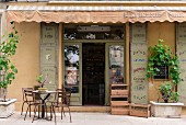 A delicatessen in Forcalquier, France